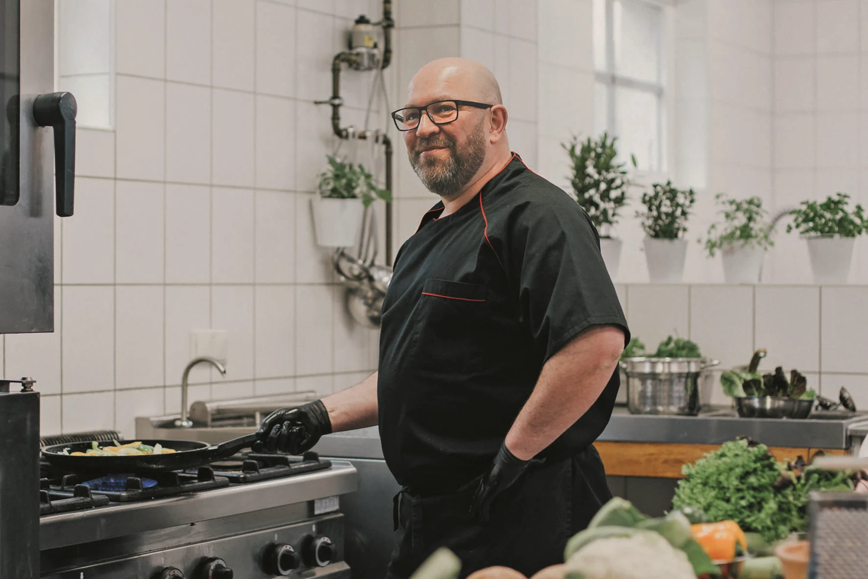 Geschäftsführer und Küchenchef Stefan van’t Hoogt