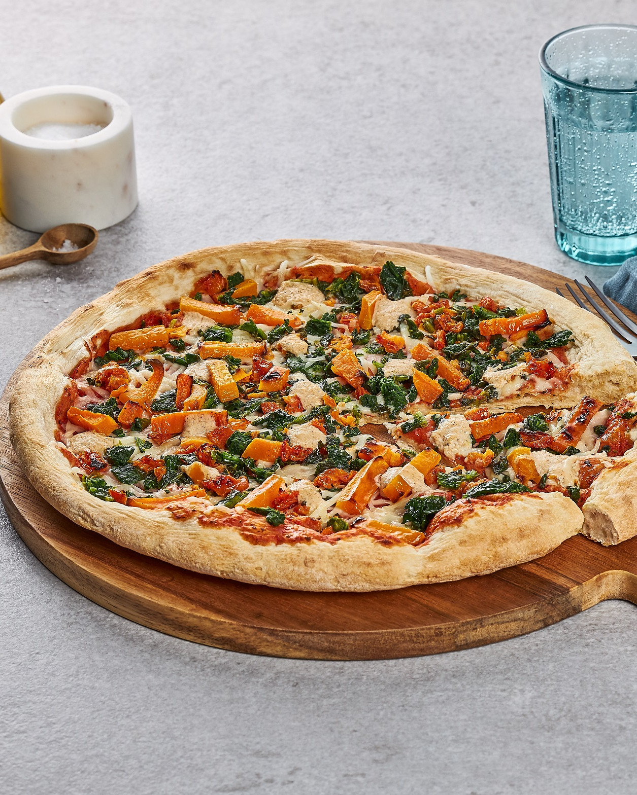Pizza Perfettissima Kürbis-Spinat (vegan) Gewinnspiel Dr. Oetker