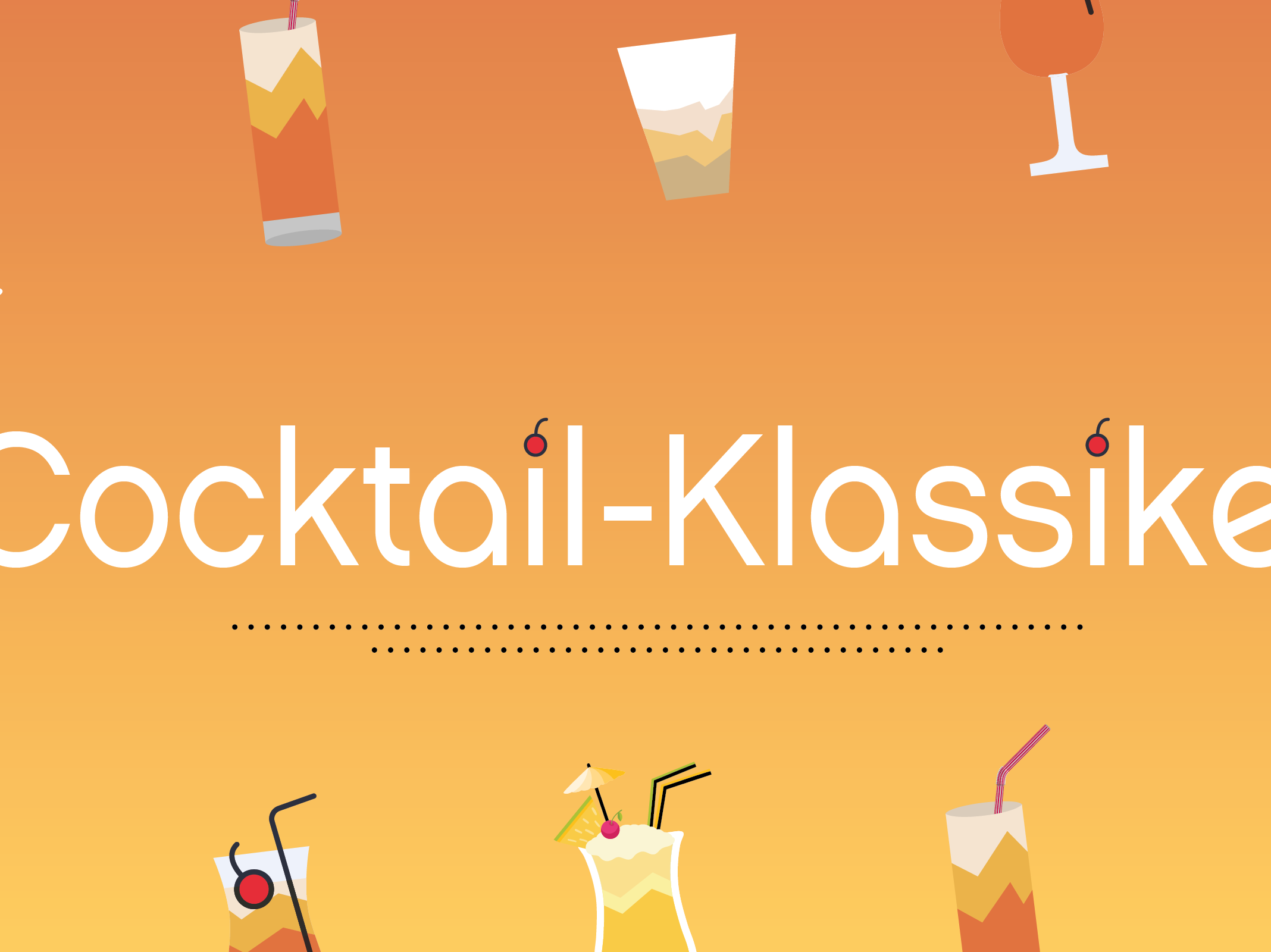 Header Cocktail-Klassiker Header Cocktail-Klassiker