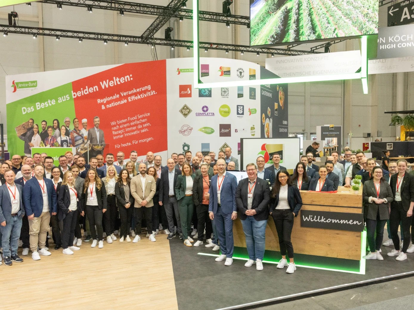 Service-Bund Messestand bei der Internorga 2024 Service-Bund Messestand bei der Internorga 2024