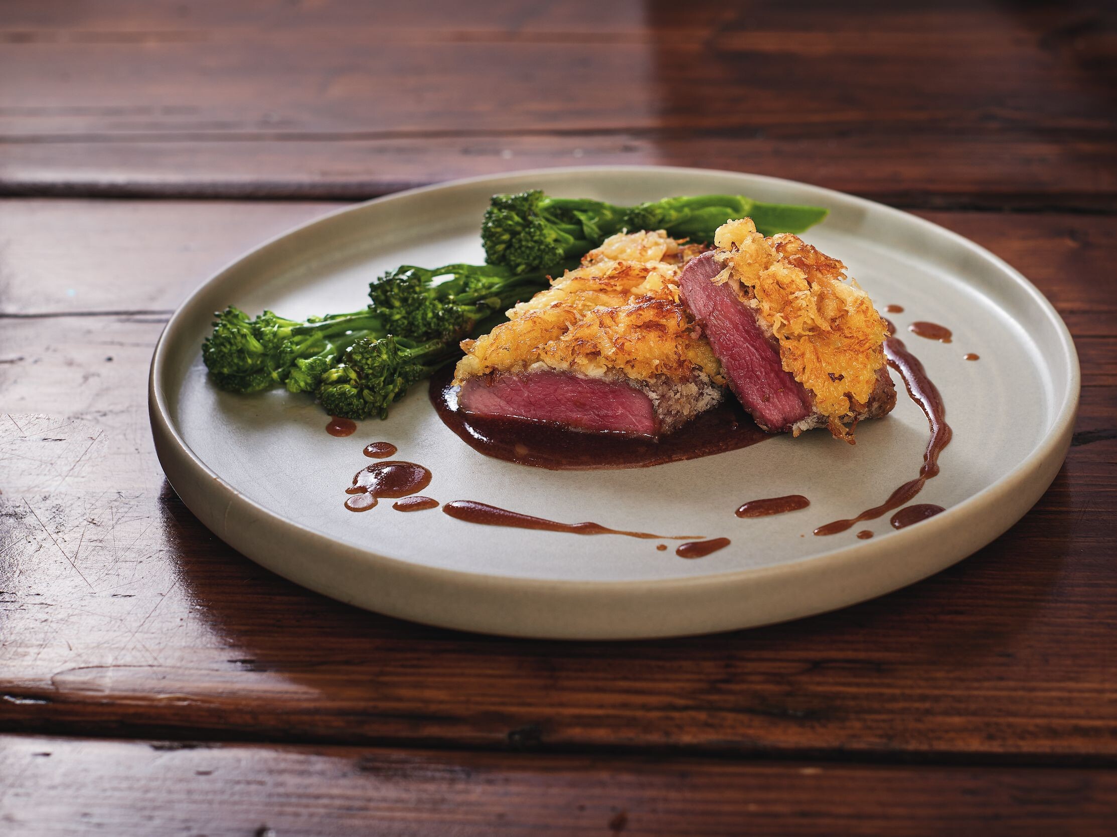 Rodeo Lammlachse unter der Kartoffelkruste