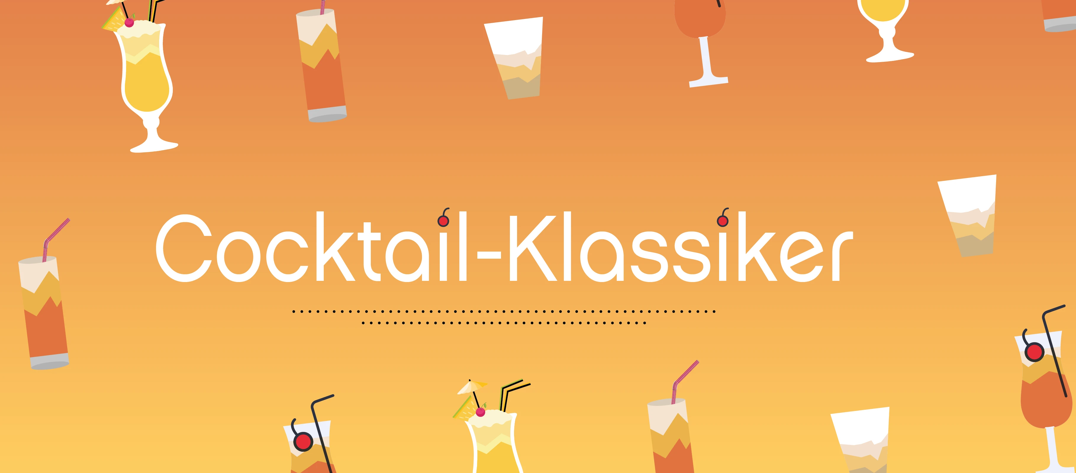 Cocktail-Klassiker Banner Cocktail-Klassiker Banner