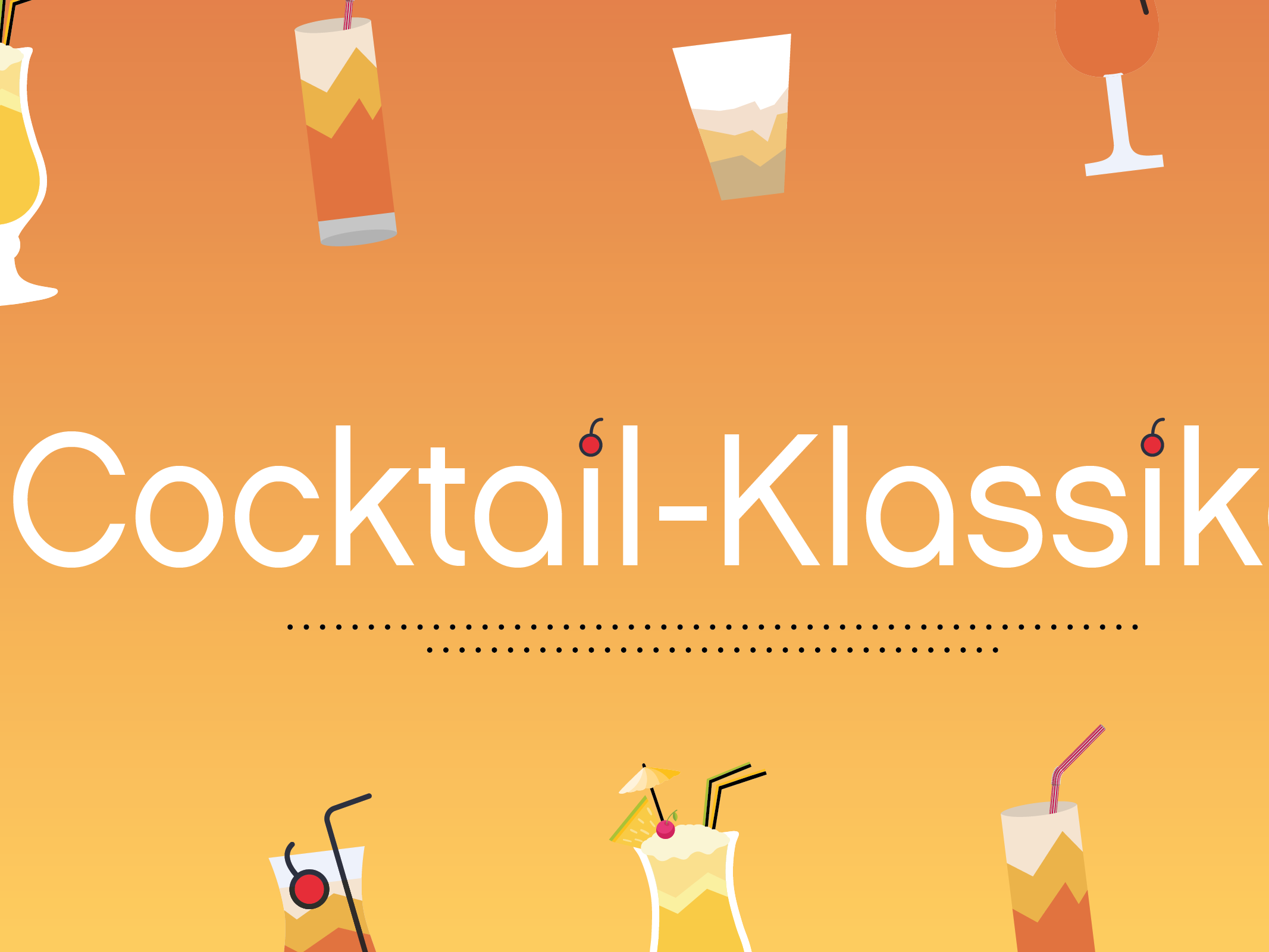 Header Cocktail-Klassiker Header Cocktail-Klassiker
