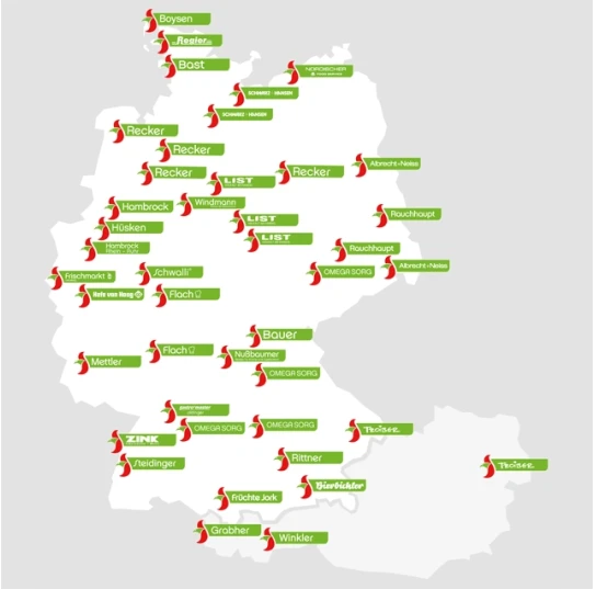 Service-Bund Standortkarte Service-Bund Standortkarte