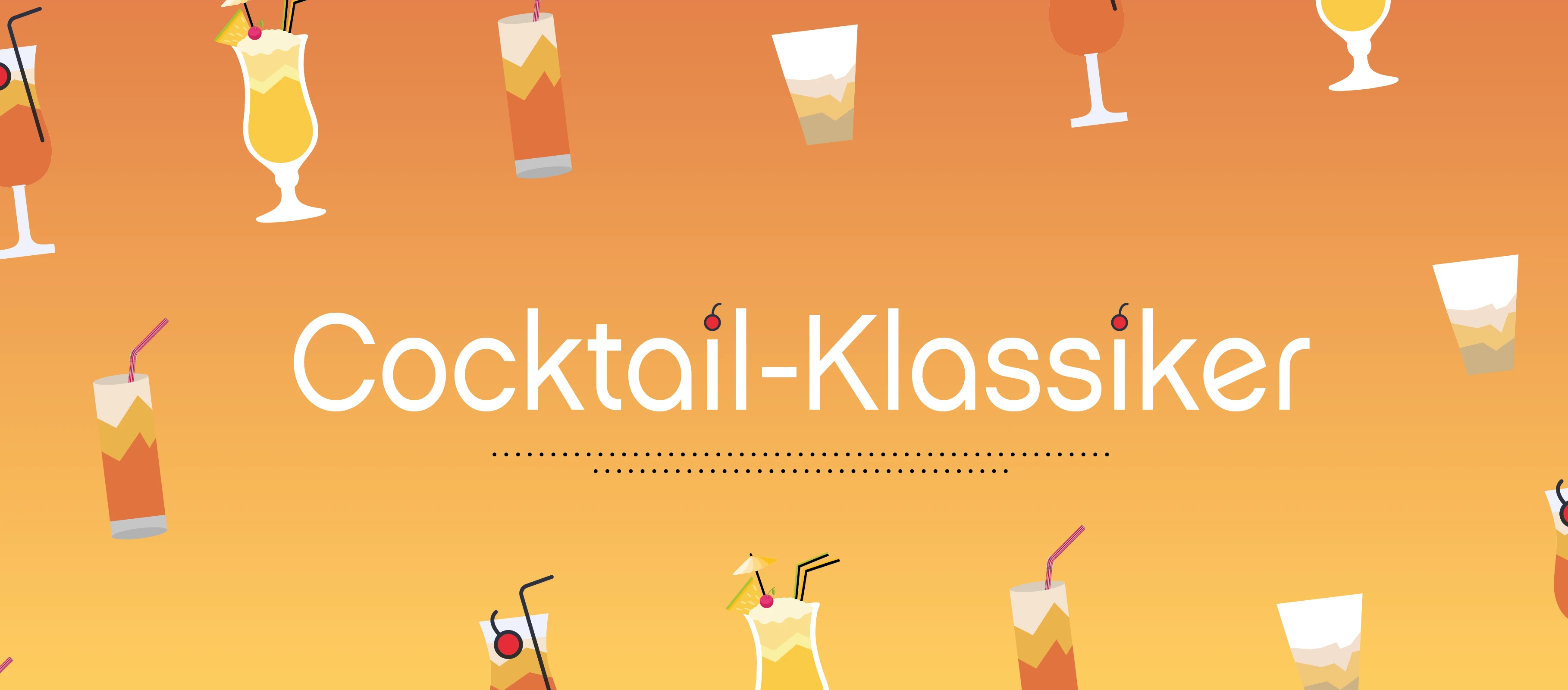 Cocktail-Klassiker Banner Cocktail-Klassiekr Banner