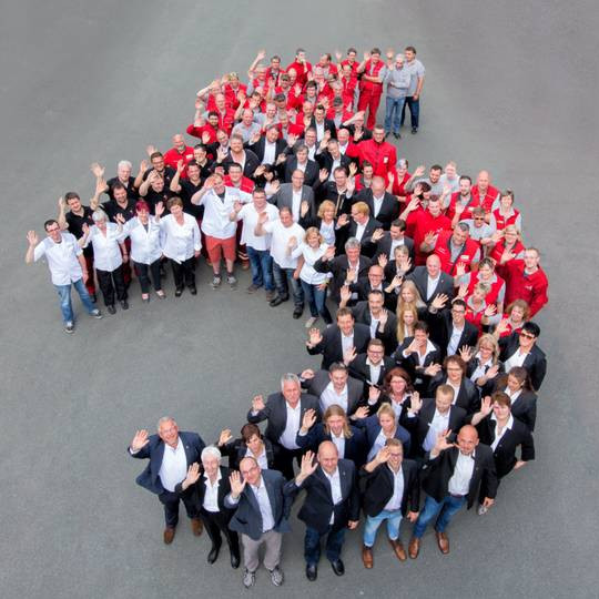 Service-Bund Team in Adler-Formation Service-Bund Team