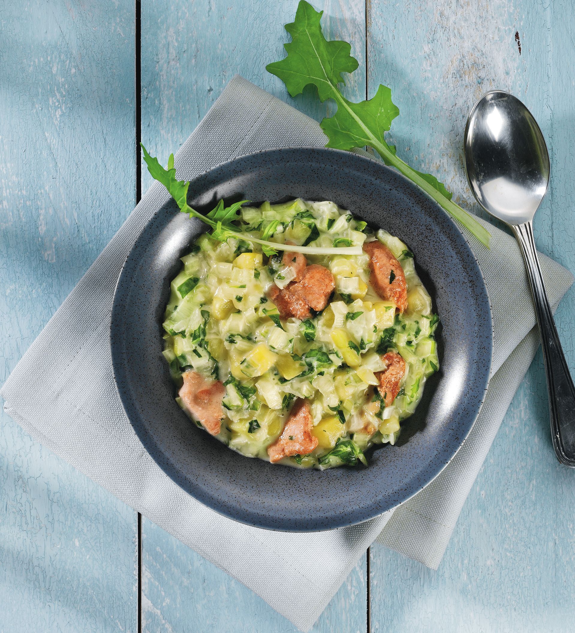 Mit einerSchüssel Stielmus zum kulinarischen Glück.