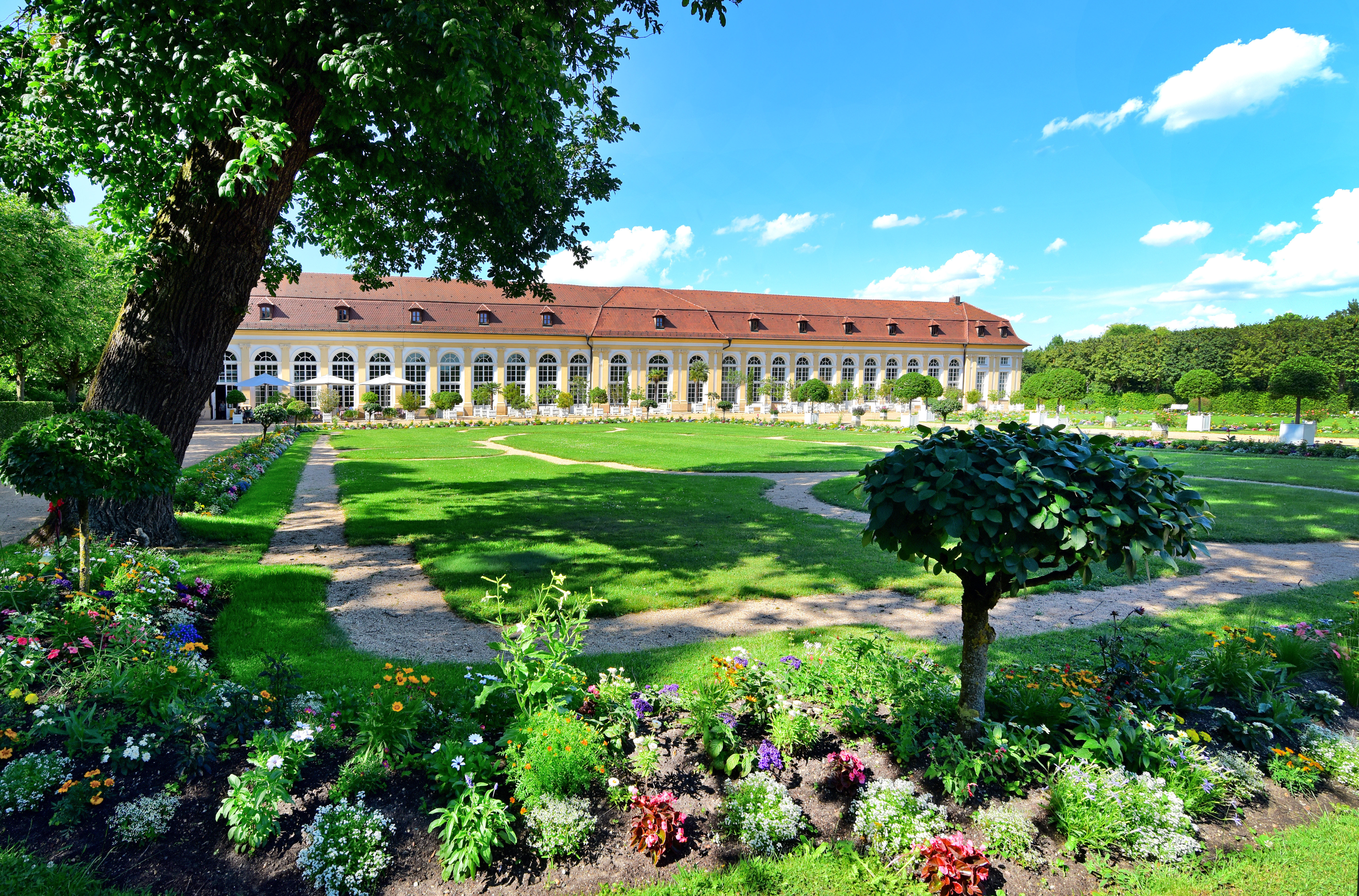 Die Orangerie im Residenzschloss Ansbach