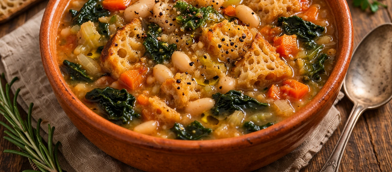 Ribollita - in Italien ein typisches Gericht zur Resteverwertung Ribollita - in Italien ein typisches Gericht zur Resteverwertung
